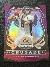 Aaron Rodgers 2020 Panini Prizm Draft Picks #10 Prizms Purple
