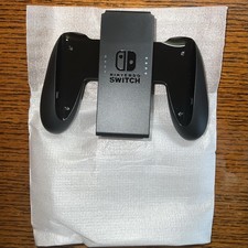 NEW Nintendo SWITCH OEM BLACK Joy-Con Grip Holder Unused in Original Wrapper