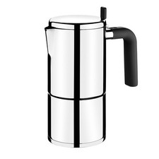 BRA Bali | Italienische Kaffeemaschine, Edelstahl, 18/10, 10 Tassen, 10 cm