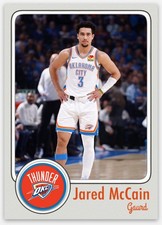 Jared McCain Oklahoma City Thunder 1st Card Basketball Okc Thunder NBA