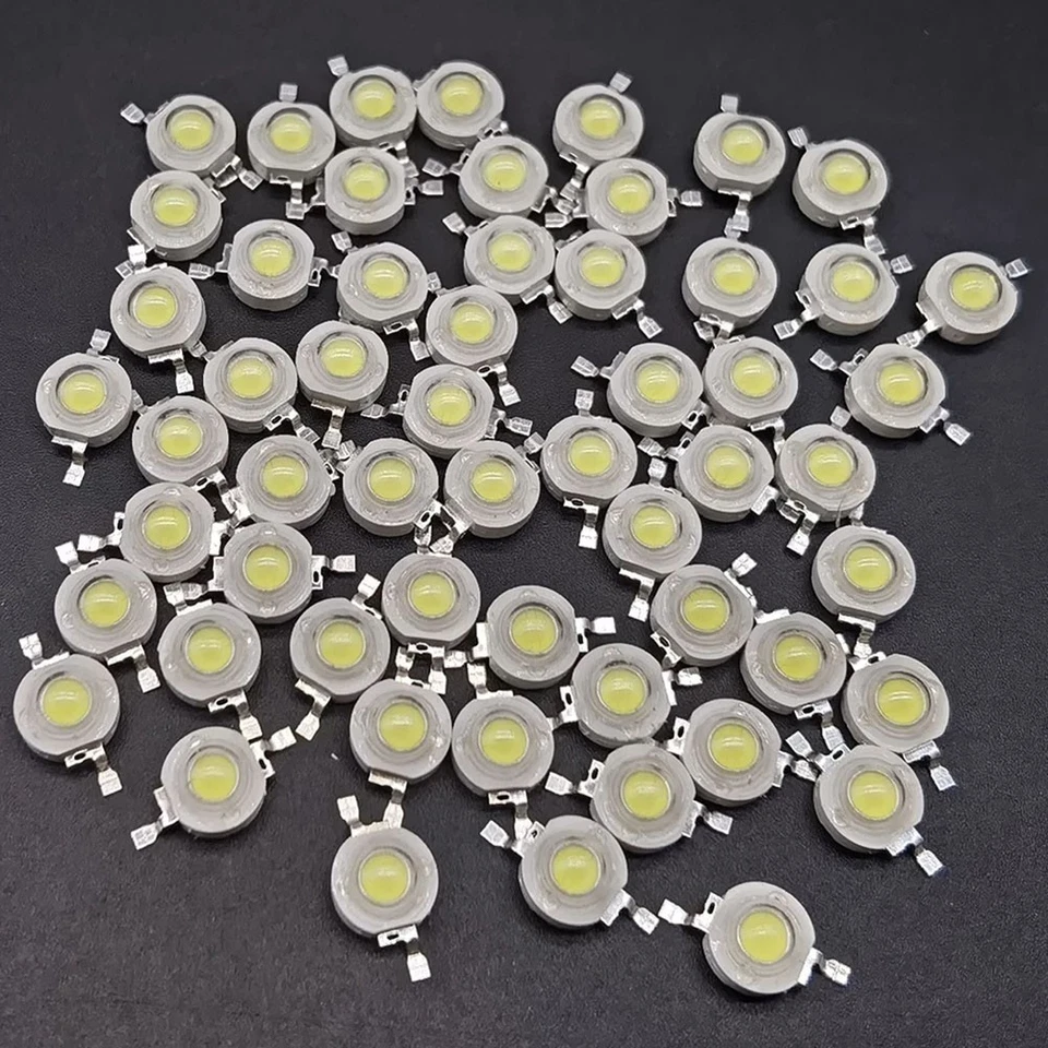 MARKENLOS 1* - 10-100X 1W/3W High Power LED Verschiedene Farben Chip Lampenperlen COB
