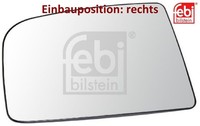 Febi Bilstein 49948 Spiegelglas FüR AußEnspiegel Rechts