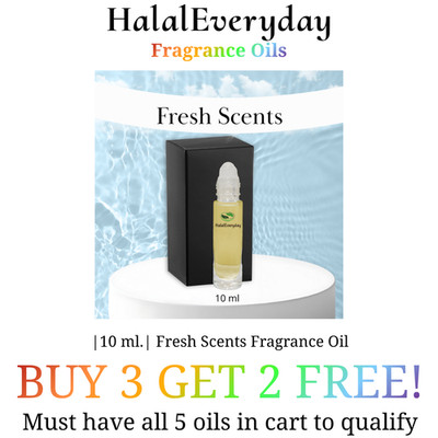Fresh Fragrance Oil Scents Roll-ons 1/3 oz. Gift Box Included