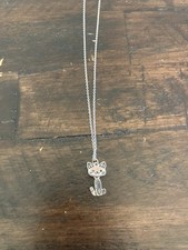 Claire s Kitty Cat Lover Charm Necklace
