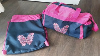 Sporttasche + Turnbeutel McNeill ErgoPrimero Butterfly Schmetterling Schultasche