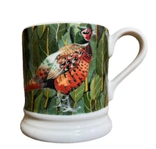 Emma Bridgewater England Coffee Cup Mug Pheasant Themed 25 Years