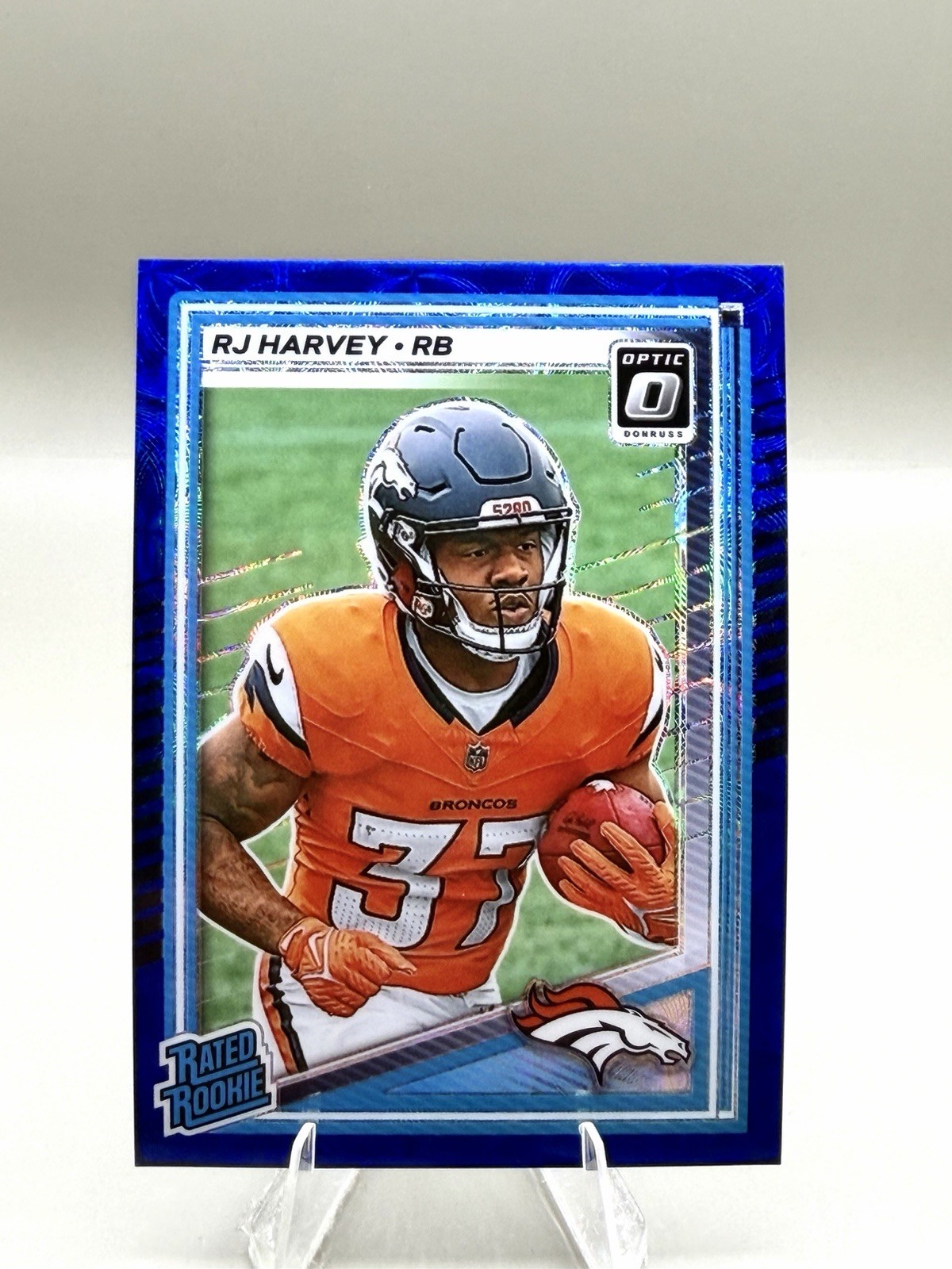 2025 Panini Donruss Optic #208 RJ Harvey Blue Scope🔥