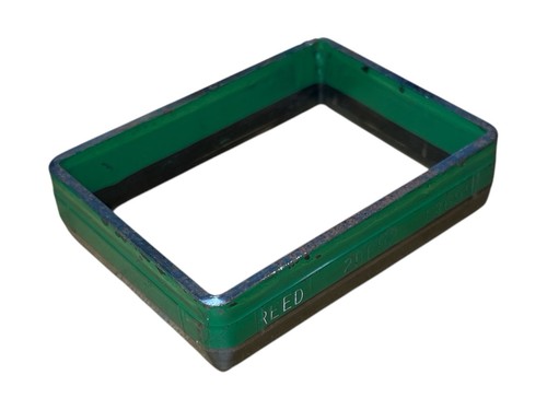 Heavy Duty Cutting Die 2-7/8" x 2-1/8" Square Corners Leather Tool - Steel