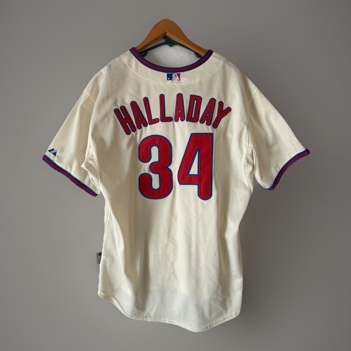 Roy Halladay MLB Philadelphia Phillies Majestic Coolbase Stitched