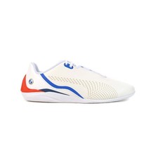 PUMA Men's BMW M Drift Cat Decima White/Red Sneakers 30730403 (US)
