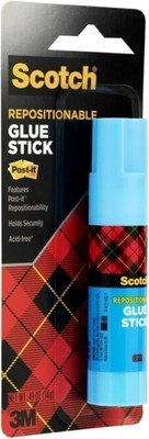 3M Scotch Repositionable Glue Stick, .49 oz.