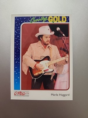 1992 CMA Country Gold Trading Card: Merle Haggard #15