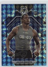 2023 Panini Mosaic Rookies Reactive Blue Mosaic Prizm Julius Brents #340 1o8k