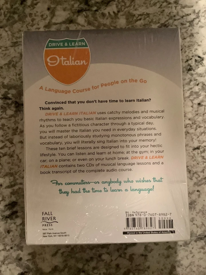 ITALIAN Drive & Learn- Howard Beckerman 2 CD's & Listener's Guide . BRAND NEW - Image 3 of 4