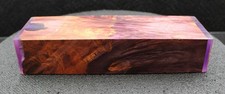 Hybrid Stabilized Spalted Maple Knife Block OB374 