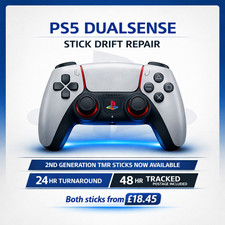 UPGRADE REPAIR SERVICE PS5 Controller TMR or Hall Effect Joystiick Upgrade