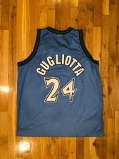 TOM GUGLIOTTA Starter MINNESOTA TIMBERWOLVES Authentic Jersey 52 Garnett Marbury