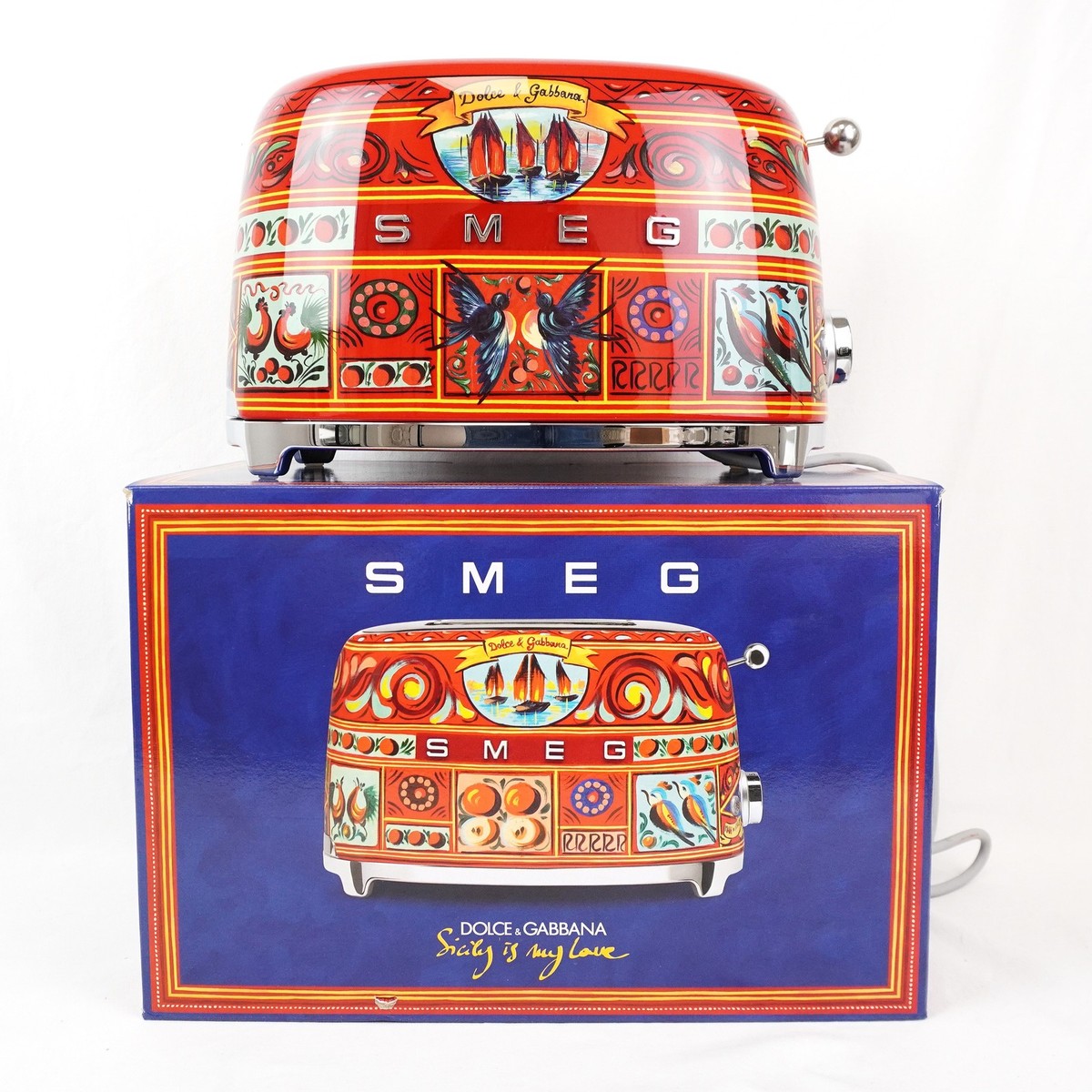 SMEG DOLCE&GABBANA Toasterトースター 未使用品 D&G Smeg Dolce & Gabbana 4-Slice Toaster | Williams Sonoma