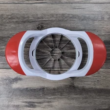 KitchenAid Apple Slicer Wedger Stainless Steel Red Corer Pre-Owned Ex Condition