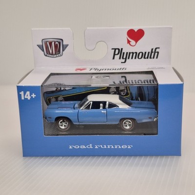 M2 Machines 1969 Plymouth Road Runner Hemi R92 1:64 Scale New