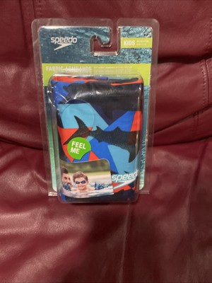 Speedo Learn 2 Swim Kid Fabric Swimming Armbands Navy & Orange  Age 2-12 NIP