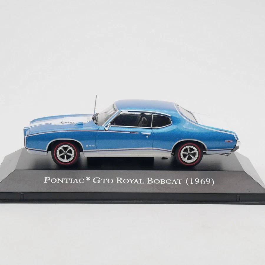 ixo 1:43 Pontiac GTO Royal Bobcat 1969 Diecast Car Model Metal Toy Vehicle - Image 2 of 4