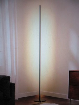 EDISHINE 57 in. Black Dimmable LED Tripod Floor Lamp for living room 3000K Light