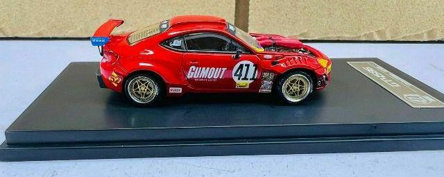 1/64 トヨタ GT86 フェラーリ 458Engin HKS 改 エンジン DCM 1:64 86+458 GT Gulf HKS Diecast Model Car - AliExpress