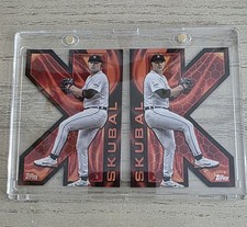 2025 Topps K-Zone Tarik Skubal KZ-7 & KZSP-7 In One Touch. Detroit Tigers