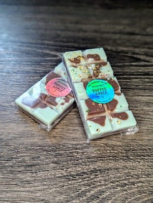 KAUFEN SIE 4 erhalten Sie 1 GRATIS.  Stark duftende Sojawachs Melts Snap Bars. Natur