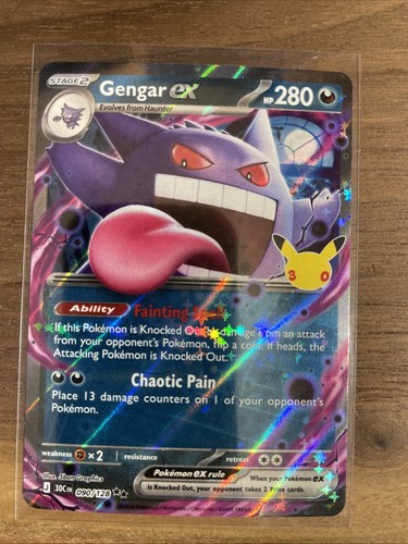 2026 Pokemon 30th Celebration Gengar ex 090/128 Holo NM 