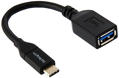 USB C to USB A Adapter 6in High Speed 5Gbps Compatible with MacBook iPad Pro