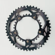 bikinGreen CNC 46/30T BCD 110 For Non Hidden &Hidden 5 Bolts 9-12 SPD CrankSet