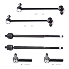 6 Front Sway Bar Inner Outer Tie Rod Kit Suspension For Chrysler Pacifica 04-08