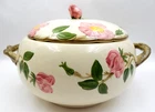VINTAGE FRANCISCAN EARTHENWARE DESERT ROSE SOUP TUREEN WITH LID, MADE IN USA