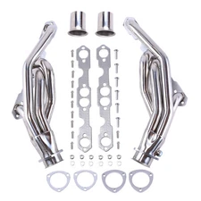 FOR CHEVY GMC 5.0/5.7 V8 C/K 1988-1997 STAINLESS STEEL HEADER EXHAUST MANIFOLD