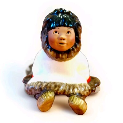  C. Alan Johnson ''Joey'' Inuit Boy Alaska 1962 Signed Vintage Collectable Cute
