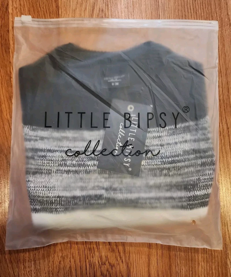 Suéter Nudo Monocromo Colección Little Bipsy 0-3M Nuevo Con Etiquetas Foto 4 de 4