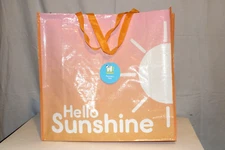 BED BATH & BEYOND Large Reusable TOTE BAG Hello Sunshine
