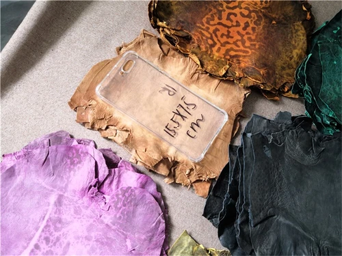 2 Stück Bullfrog Froschhaut Leder Handwerk Uhr Spezialmaterial Verschiedene Farben Zum Selbermachen - Bild 9 von 37