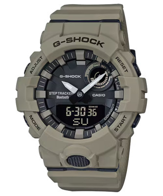 Casio G-Shock GBA-800 Series Black dial Green Resin Watch GBA800UC-5A