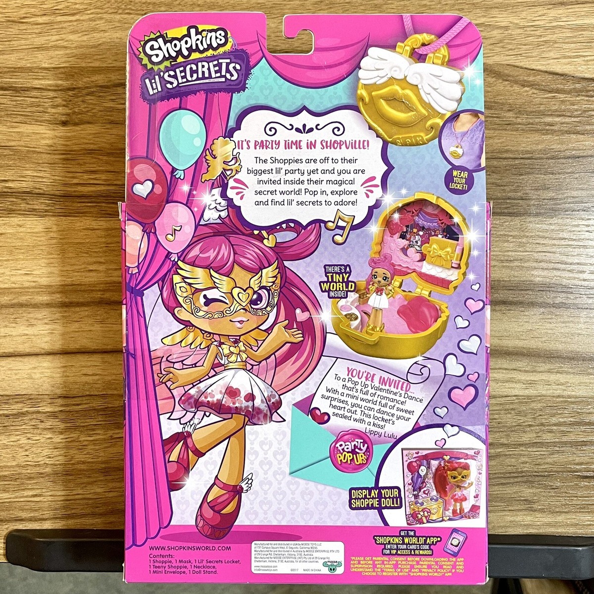Shopkins Party Lil Secrets Party Pop Ups Shoppies Lippy Lulu's