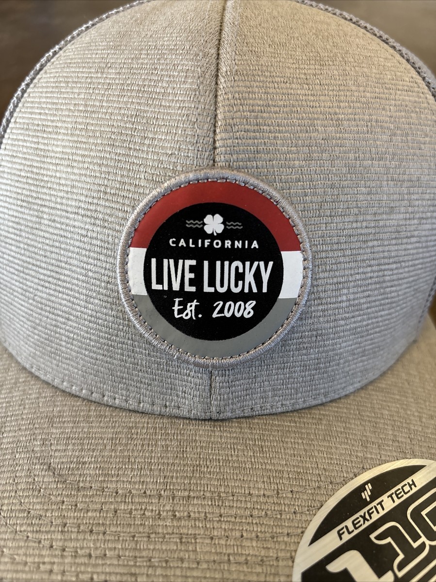 Black Clover Hat Snap back Gray Mesh Live Lucky Findlay Las Vegas