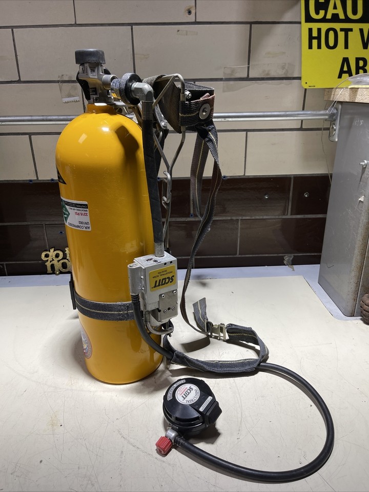Scott Back Frame Assembly And Tank Industrial SCBA Gear | eBay