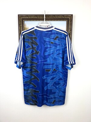 FC Schalke 04 Home football shirt 1993 Soccer Adidas Jersey Mens
