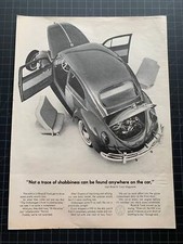 Vintage 1960s Volkswagen Print Ad