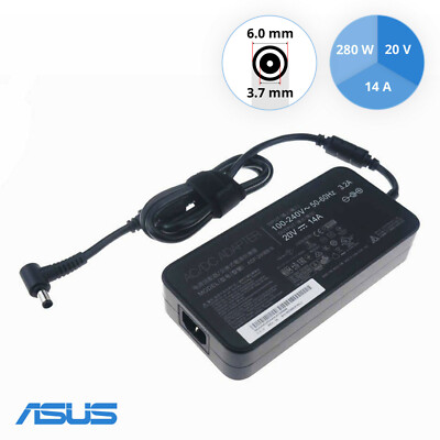 ASUS AC アダプター ADP-280BB B　　20V~14A　280W Original Asus ADP-280BB 20V 14A 280W AC Power Adapter ROG 6 mm x 3