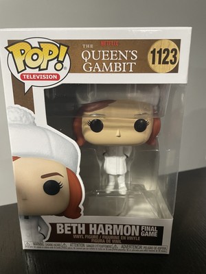FUNKO POP TV NETFLIX THE QUEEN'S GAMBIT BETH HARMON FINAL GAME #1123 FIGURE