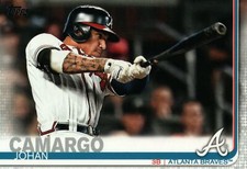 #587 Johan Camargo Atlanta Braves 2019 Topps Series 2 Baseball Card