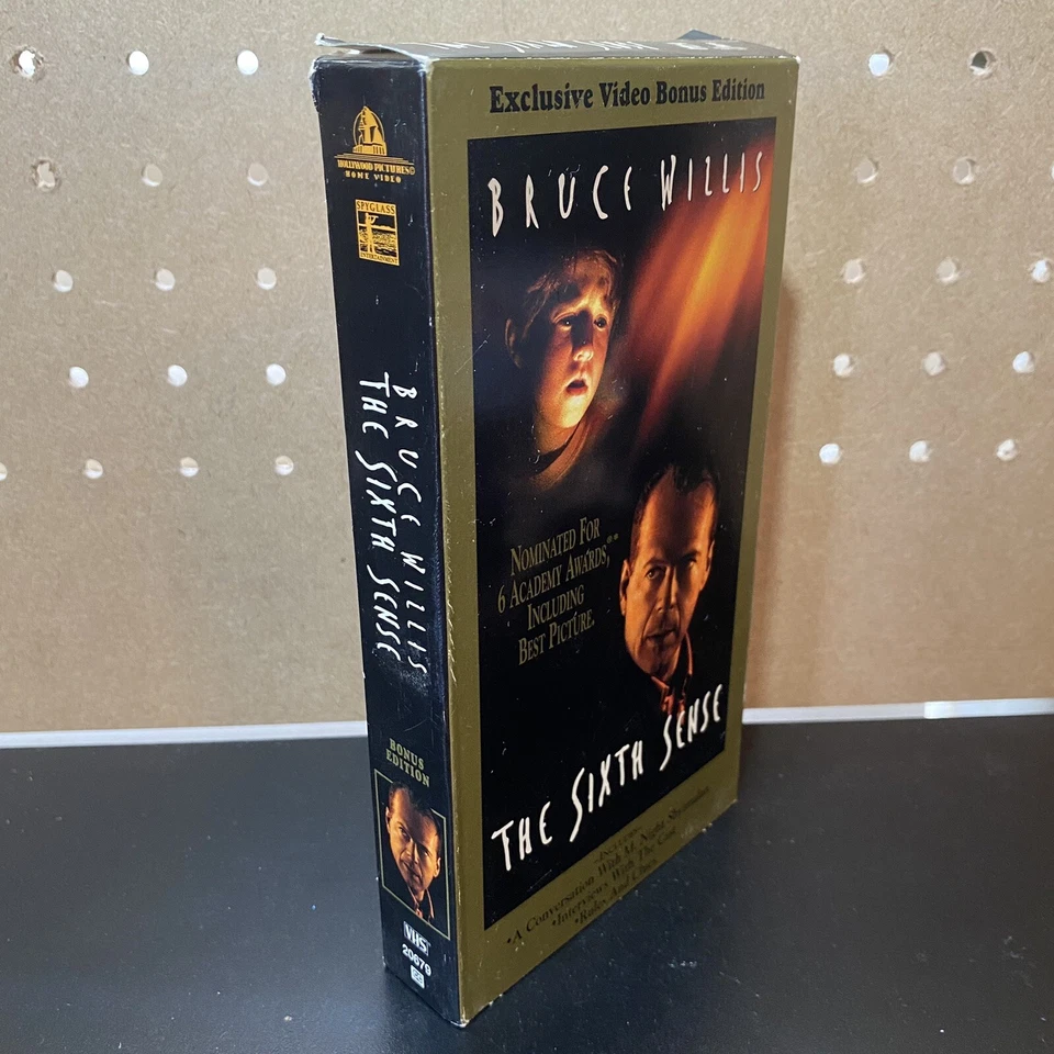 The Sixth Sense VHS 2000 Bonus Edition Bruce Willis Foto 2 de 4